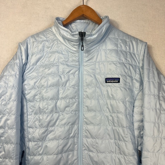 Patagonia NWT Nano Puff Jacket Women’s Size XXL 2XL Chilled Blue - Picture 6 of 13